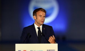 Imagen de archivo del presidente francés Emmanuel Macron.