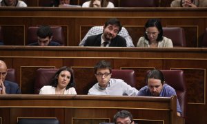 Iñigo Errejon e Irene Montero.