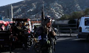 16/09/2021 Un soldado talibán en las calles de Kabul