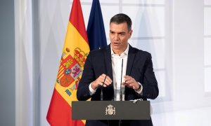 El presidente del Gobierno durante su intervención sobre salud mental.