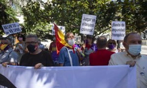 18/07/2021 Concentración frente al Congreso para exigir una Ley de Memoria contra la impunidad del Franquismo