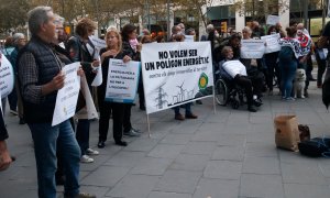 Protesta contra el nou decret de renovables