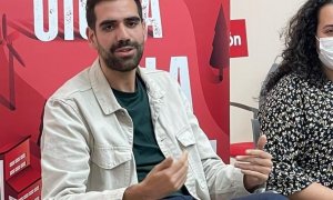 Víctor Camino, candidato a la secretaría general de las Juventudes Socialistas.