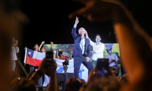 El candidato a la presidencia de Chile Juan Antonio Kast después de los resultados de la primera ronda de las elecciones.