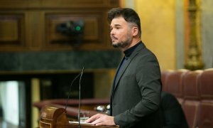 El portaveu d'ERC al Congrés, Gabriel Rufián, en una imatge d'arxiu.