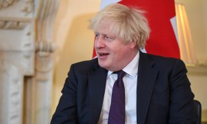 Boris Johnson, primer ministro del Reino Unido, 03 de diciembre de 2021.