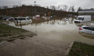 Imágenes de las inundaciones por la crecida del Ebro.