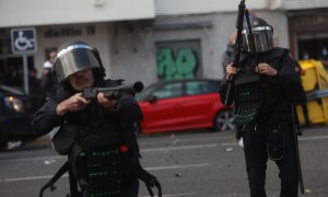 Cargas policiales en Cádiz