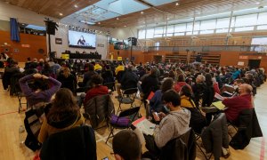 Un moment de l'Assemblea nacional de la CUP.