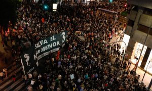 07/10/2021 Una concentración en defensa del Mar Menor en octubre de 2021