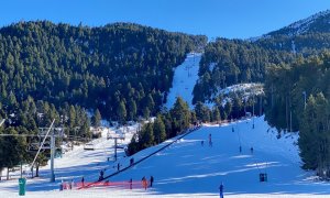 21/12/2022 - Una de les pistes d'esquí de la Masella, a la Cerdanya.