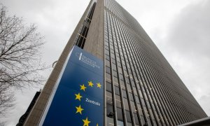 La sede del Bundesbank, el banco central de Alemania, en Fráncfort. AFP/ANDRE PAIN