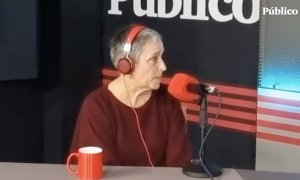 Leonor García durante su entrevista en 'La Base'.