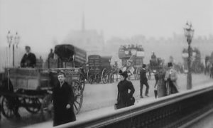 Fotograma de Blackfriars Bridge (1896) de Robert W. Paul