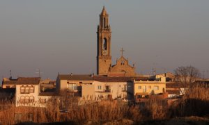 Panoràmica del municipi de Montgai, a la Noguera.