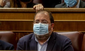 El diputado del PP Alberto Casero en una sesión plenaria en el Congreso de los Diputados, a 22 de febrero de 2022, en Madrid.