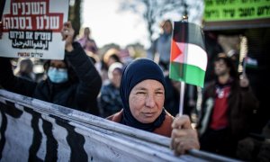 15/3/22-Protestas en Jerusalén, a 21 de enero de 2022.