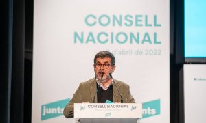 Jordi Sànchez durant el Congrés Nacional de Junts celebrat aquest dissabte.