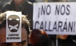 Manifestación contra la ley Mordaza