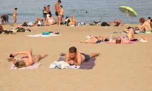 07/2021 - La platja de la Barceloneta l'estiu del 2021.