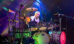 (1/04/2019) Nick Mason, de Pink Floyd, durante una actuación en Estados Unidos en 2019 (Archivo).