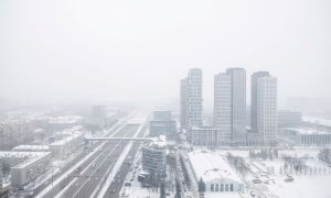 Vista de Moscú desde la sede de la compañía de internet rusa VK.