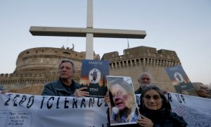 Una protesta contra los abusos sexuales en la Iglesia, en una imagen de archivo