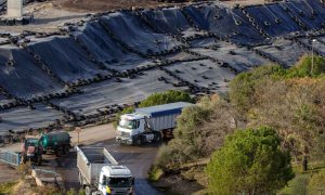 El vertedero de Nerva, en Huelva, al borde del colapso tras llegar sustancias tóxicas y residuos de Montenegro.