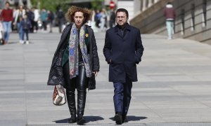 21/04/2022-El presidente de la Generalitat de Cataluña, Pere Aragonès, fotografiado a su llegada este jueves 21 de abril al Congreso de los Diputados en Madrid para reunirse con representantes de los partidos que han denunciado haber sido víctimas de "esp