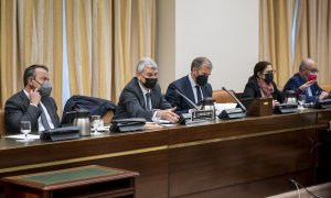 El presidente de la Corporación RTVE, José Manuel Pérez Tornero, comparece en la Comisión Mixta de Control Parlamentario de la Corporación RTVE, en el Congreso de los Diputados, a 24 de marzo de 2022, en Madrid.