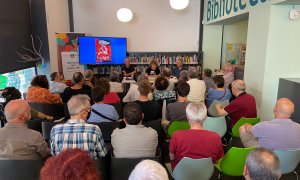 Un moment de la presentació del llibre a Barcelona.