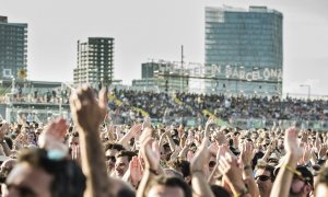 Una imatge d'arxiu d'un concert del Primavera Sound anterior a la pandèmia.