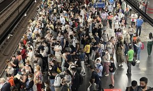 Imagen de la parada de metro de Príncipe Pío.