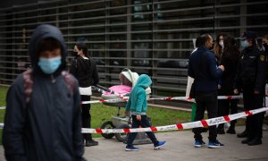 Un desplazado por la guerra de Ucrania en Centro de Recepción, Atención y Derivación (CREADE) de Barcelona.