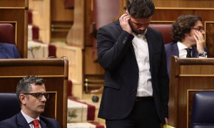 26/05/2022.- El portavoz de ERC en el Congreso, Gabriel Rufián, en una sesión plenaria en el Congreso. Eduardo Parra / Europa Press