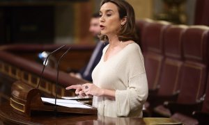 30/06/2022. La secretaria general del PP y portavoz del PP en el Congreso, Cuca Gamarra, en una sesión plenaria, en el Congreso de los Diputados, a 8 de junio de 2022, en Madrid