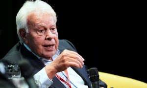 El expresidente del Gobierno Felipe González, participa en el curso de verano de la Universidad Internacional Menéndez Pelayo (UIMP)