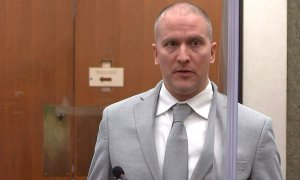 Former Minneapolis police officer Derek Chauvin is sentenced after being found guilty of the murder of George Floyd