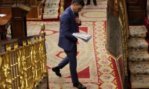 El presidente del Gobierno, Pedro Sánchez, en la segunda jornada de la 26 edición del Debate sobre el Estado de la Nación, en el Congreso de los Diputados, a 13 de julio de 2022.