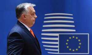 15/07/2022 - El primer ministro de Hungría, Viktor Orban, llega a una reunión en el marco de una cumbre de la Unión Europea (UE) en la sede de la UE en Bruselas el 25 de marzo de 2022.