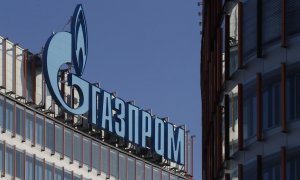 Una oficina de Gazprom en San Petersburg