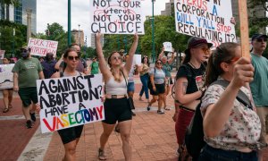 21/07/2022 - Manifestación contra el Tribunal Supremo en el caso Dobbs vs Jackson Women's Health que elimina el derecho federal al aborto en Atlanta, (Georgia), el 25 de junio de 2022.