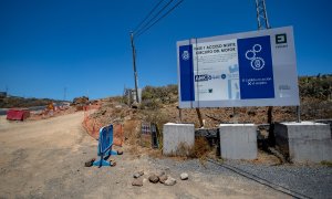 Acceso norte al Circuito del Motor de Tenerife.