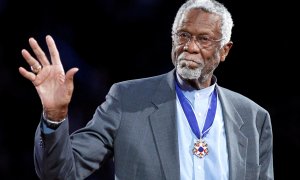 La leyenda de la NBA y defensor de los derechos civiles, Bill Russell. Imagen de Archivo.