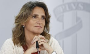 La vicepresidenta tercera y ministra para la Transición Ecológica, Teresa Ribera, ha informado del nuevo paquete de medidas urgentes para la eficiencia y el ahorro energético, en Madrid, a 1 de agosto de 2022.