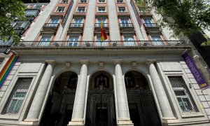 Edificio de la sede del Ministerio de Igualdad, en la madrileña calle Alcalá. E.P./Eduardo Parra