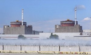 Fotografía de la central nuclear de Zaporiyia, en Ucrania.