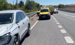 22/08/2022 Captura del siniestro en San Fernando de Henares, a 22 de agosto de 2022.