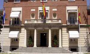 Fachada del Palacio de La Moncloa.