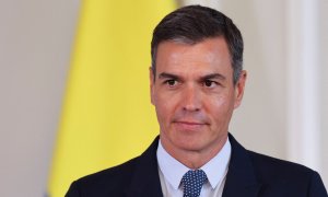 El presidente del Gobierno, Pedro Sánchez, en una imagen de archivo de su visita a Colombia en agosto de 2022.